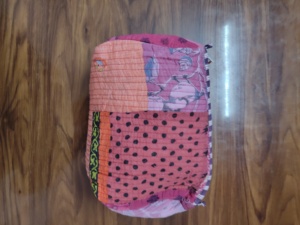 Pochette en écorce de maïs, pochette à maquillage durable, sac matelassé souple et portable, étui cosmétique léger, vente en gros - Product Image 1
