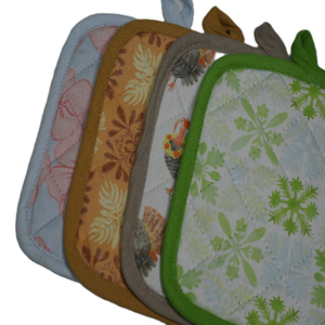 Customized Classic Square Heat Resistant Polyester Cotton Potholder Lining Pads 300mm Diameter 3mm Thick Kitchen Insulation - Product Image 1