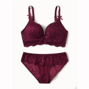Ensemble de lingerie sexy pour femmes en dentelle marron moderne, deux pièces, soutien-gorge de sport et culotte en coton pour femmes, 100% coton - Product Image 5