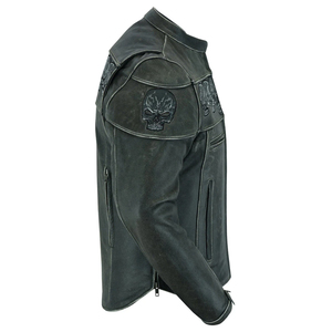Vestes en cuir de qualité supérieure pour hommes, vestes décontractées d'hiver, vêtements d'extérieur en cuir véritable, veste en cuir de motard, toute l'année - Product Image 5