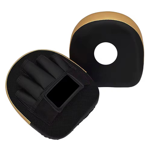 Pads de frappe incurvés en cuir de haute qualité pour la boxe, avec logo personnalisé imprimé, nouveau design, service OEM ODM - Product Image 5