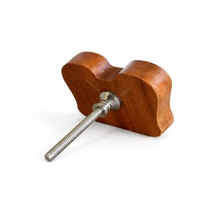 Wholesale Contemporary Acacia Wood Durable Kids Drawer <b>Knobs</b> Cabinet <b>Dresser</b> Pulls Blue Elephant Shape Cupboard <b>Knobs</b> - Product Image 3