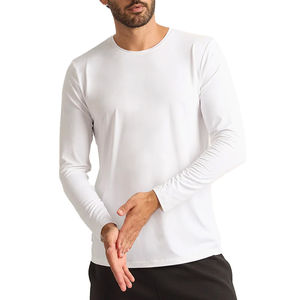 Camiseta Térmica de Manga Larga para Hombre, 100% Algodón, 230 g/m², Personalizable con Logotipo, Venta al Por Mayor, Alta Calidad - Product Image 1