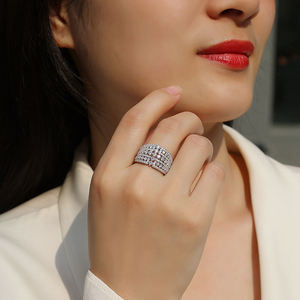 women elegant sparkling design 925 sterling silver moissanite engagement wedding <b>ring</b> anniversary bridal and Unisex band - Product Image 1