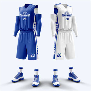 Ensemble de maillots de basket-ball réversibles personnalisés pour hommes, respirants, uniformes d'équipe sublimés, fabrication OEM, étiquette privée, vente en gros, fabricant 3D - Product Image 4