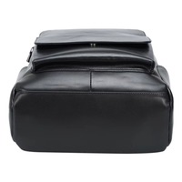 Sac à dos léger en cuir véritable et polyester, écologique, avec fermeture éclair, tendance, pour hommes et femmes, professionnel, noir, pour ordinateur portable