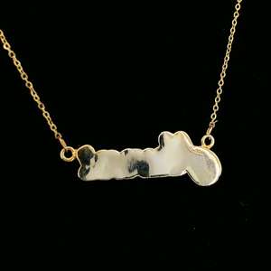 จี้เพชรโมอิสซาไนต์ VVS แบบกำหนดเอง ตัวอักษรลายมือ จี้ฮิปฮอป ร็อค แร็ปเปอร์ เครื่องประดับแฟชั่น เงินแท้ 925 จี้สองสี - Product Image 3