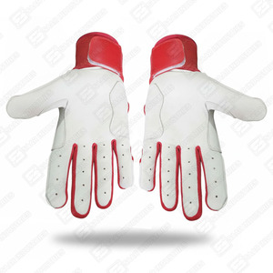 Gants de frappe de baseball pour jeunes, professionnels, robustes, personnalisés, adhérence forte, manchette longue, cuir, ambidextres, confortables - Product Image 3