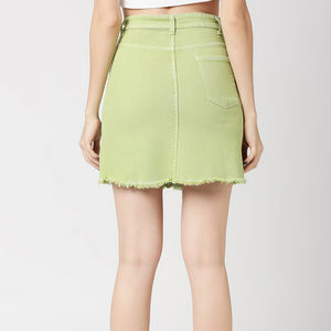 Jupe crayon en jean vintage taille haute pour filles et femmes, style streetwear d'été, avec poches, idéale pour les fêtes - Vente en gros OEM - Product Image 3