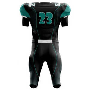 High-Compression Fit American Football Jerseys with Integrated Padding - Product Image 3