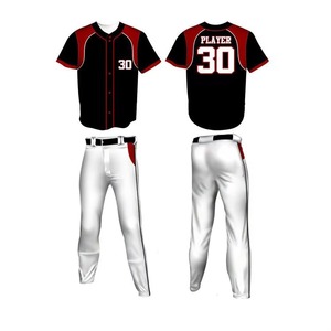 Uniforme de Béisbol Transpirable al por Mayor, Uniforme de Béisbol de Alta Calidad, Ropa de Práctica de Béisbol - Product Image 3