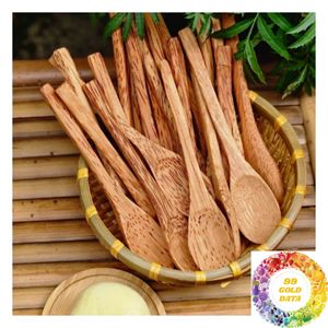 Birthday Coconut Wood Spoon Gift Handmade Natural <b>Kitchen</b> <b>Accessory</b> for Friends Family Hosts and Cooking Enthusiasts - Product Image 6