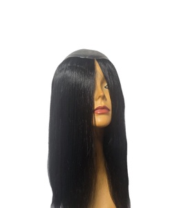 Light <b>Brown</b> Brazilian Remy Human Hair Topper for Women High Density 150% Tangle Free 20 Inches <b>Medium</b> Length Glueless for Base - Product Image 3