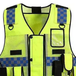 Safety Vest Reflective Wholesale Safety Vest Reflective Hi Vis <b>Winter</b> <b>Workwear</b> Safety Wear Vest - Product Image 5