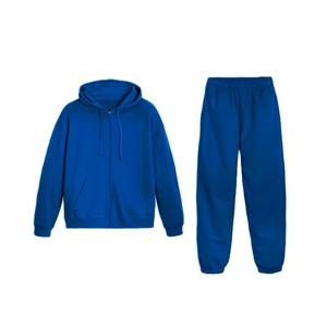 100% Cotton <b>Men's</b> <b>ZIP</b>-Up Tracksuit Full Sleeve Front <b>Pocket</b> High Quality Breathable Cotton Casual <b>Men's</b> Wear Custom Logo - Product Image 3