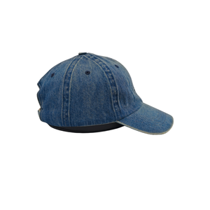 Factory Supplier Everyday Wear Custom Soft Multi <b>Panel</b> Form Denim Baseball Cap Casual Style 100% Polyester Unisex All Seasons - Product Image 2