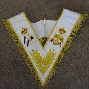 Colliers maçonniques personnalisés de haute qualité pour le 33e degré du Rite écossais – Meilleure vente - Product Image 6