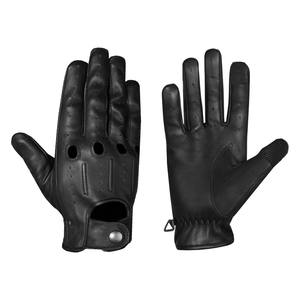 Gants de moto Samroz Sports en cuir véritable avec doublure en nylon, longueur poignet, respirants, écologiques, compatibles écran tactile, antidérapants - Product Image 1