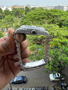 Reloj Deportivo de Lujo para Hombre con Diamantes Moissanite, Directo de Fábrica, Esfera de 41 mm, Caja y Correa de Acero Inoxidable, Venta Especial, Personalizable - Product Image 2