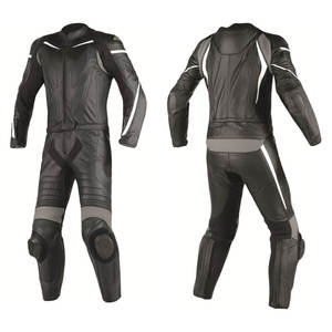 Combinaisons de moto en cuir véritable à 100 % / Combinaisons de moto à manches longues avec motif personnalisé au prix le plus bas - Product Image 3