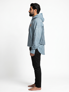 HUNT GEAR – Nouveau T-shirt de pêche personnalisé UPF 50+ respirant, antibactérien, séchage rapide, en poly-spandex, coupe oversize, à manches longues, avec capuche, protection solaire - Product Image 3