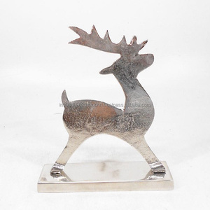 Nouveau design personnalisé ornements en métal sculpture cadeau de table avec base en métal pour les cadeaux et la décoration de la maison fournitures de fête - Product Image 2