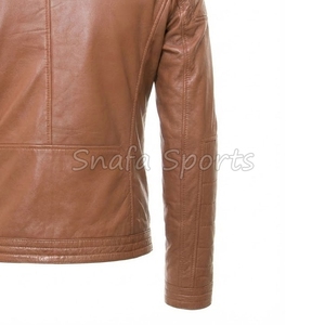 Veste en cuir pour homme au meilleur prix, de bonne qualité, respirante, imperméable, avec design personnalisé, service OEM - Product Image 5