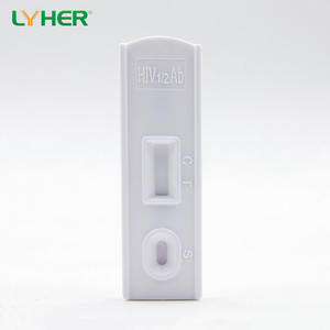 Kit de <span class=keywords><strong>test</strong></span> rapide des anticorps VIH <span class=keywords><strong>1</strong></span> et <span class=keywords><strong>2</strong></span>, certifié CE, haute sensibilité, détection des anticorps pour l'exportation mondiale - Product Image 1