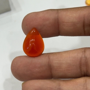 Excellent Natural Mexican <b>Fire</b> Opal Pear Cabochon 7.40Ct AAAA Loose Orange Gemstone Clean Fine Jewelry Grade Mexico <b>Stone</b> - Product Image 4