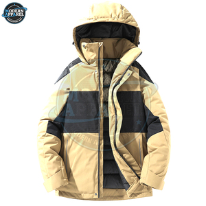 Vêtements de ski imperméables unisexes de haute qualité fabriqués sur mesure, veste de snowboard à capuche en duvet - Product Image 3