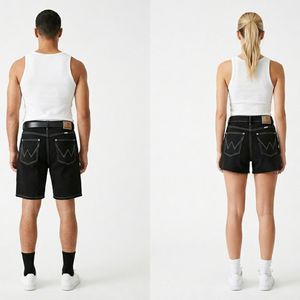 Jorts décontractés pour hommes et femmes avec un design en denim classique pour la mode streetwear et le confort au quotidien - Product Image 5