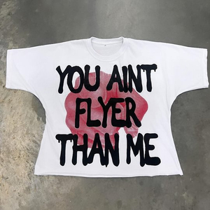 เสื้อยืดพิมพ์ลายทรงหลวมสำหรับผู้ชาย ผลิตในปากีสถาน 100% ราคาแข่งขัน เสื้อยืดพิมพ์ลายพัฟ สินค้าอินเทรนด์ - Product Image 6