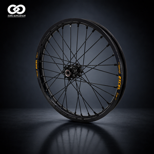 Ensemble de roues tout-terrain <span class=keywords><strong>KKE</strong></span> 19/16 pouces, 1.6x19 avant, 1.85x16 arrière, moyeux colorés pour Surron Light Bee - Product Image 6