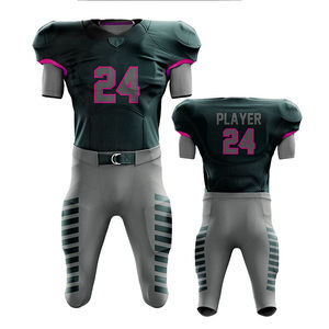 Vêtements de football américain sur mesure en gros, manches courtes, uniforme entièrement sublimé avec logo personnalisé imprimé, service OEM - Product Image 1