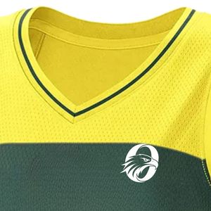 Maillot de basket-ball vert et jaune pour hommes, sans manches, uniforme d'équipe, léger, respirant, pour l'entraînement et les matchs - Product Image 5