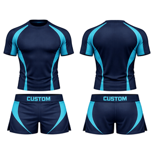 เสื้อรัดกล้ามเนื้อผู้ชายแบบทนทาน เย็บตะเข็บเสริมความแข็งแรง สำหรับฝึกซ้อมและต่อสู้ - Product Image 1