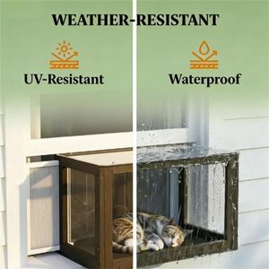 Cuccia per Gatti da Esterno, Rifugio Confortevole e Nido per Amici Pelosi - Product Image 4