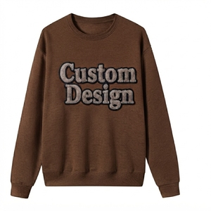 Sweat-shirt basique à col rond OEM ODM avec logo personnalisé, marque privée, couleur et taille du tissu, vente directe d'usine, survêtement saison automne - Product Image 1