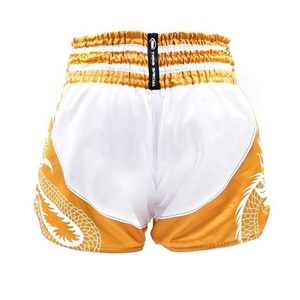Shorts de boxe Muay Thai professionnels, modèle Twins dernière génération, design personnalisé, logo satiné, confortables et légers RL-BG-007 - Product Image 6
