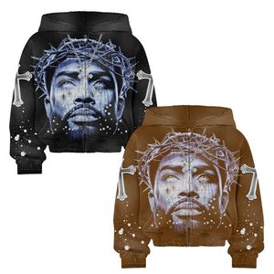 Sweat à capuche thermique épais pour homme, personnalisé, de haute qualité, en coton 100% écologique, avec logo personnalisé, pour les jeunes - Product Image 2