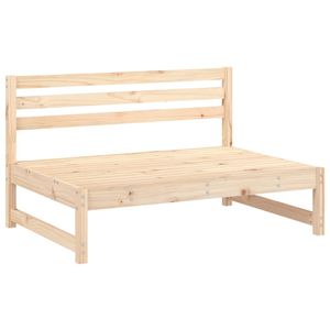 Conjunto Modular de Muebles de Jardín de Madera de Pino Natural y Contrachapado - Product Image 4