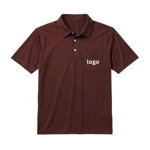 Chemises polo pour hommes de haute qualité à manches courtes, tissu respirant, services OEM, vente en gros de chemises polo avec poche, 100% coton piqué - Product Image 6
