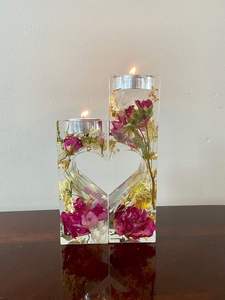High Quality Resin Candle Holder For Home Decor Handmade Multi Color Resin Candle Stand <b>Tealight</b> Birthday Party Christmas Decor - Product Image 4