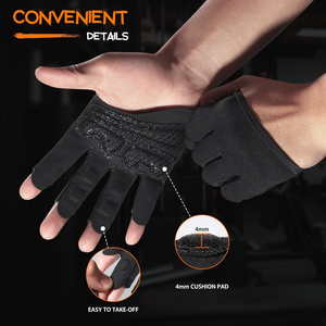 Guantes Deportivos Transpirables de Medio Dedo para Levantamiento de Pesas, Ejercicio, Ciclismo y Gimnasio, Venta al Por Mayor - Product Image 3