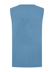 <b>Men's</b> Sleeveless Tank Top Custom Logo Loose Fit Gym Workout Yoga <b>Singlet</b> Athletic Training Vest - Product Image 2