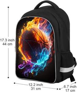 Mochila de Algodón Sublimado Personalizada, Elegante y Moderna, Impresión Completa, Ligera, 21L, Múltiples Bolsillos, Diseño OEM, Alta Calidad - Product Image 5