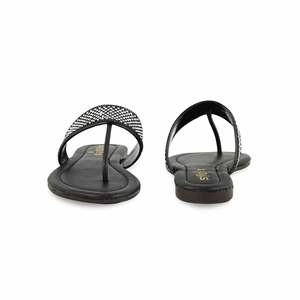 Sandalias negras de tacón casual para mujer CL1988 - Product Image 2