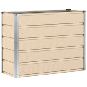 กระถางเหล็กสีงาช้าง 39.37 x 15.75 x 29.53 นิ้ว ในกลุ่มกระถางดอกไม้และกระถางต้นไม้ - Product Image 2