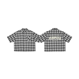 Blusa Corta Unisex de Estilo Vintage, Cuello Alto, Transpirable, 100% Algodón Orgánico, Tejido de Punto, Detalles Bordados - Product Image 6