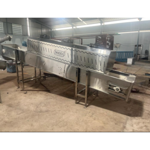Séchoir à convoyeur automatique en acier inoxydable pour séchage de surface, machine de séchage à convoyeur écoénergétique, équipement industriel de transformation alimentaire - Product Image 1